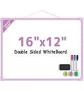 MaxGear Double-Sided Dry Erase Board for Wall, 16