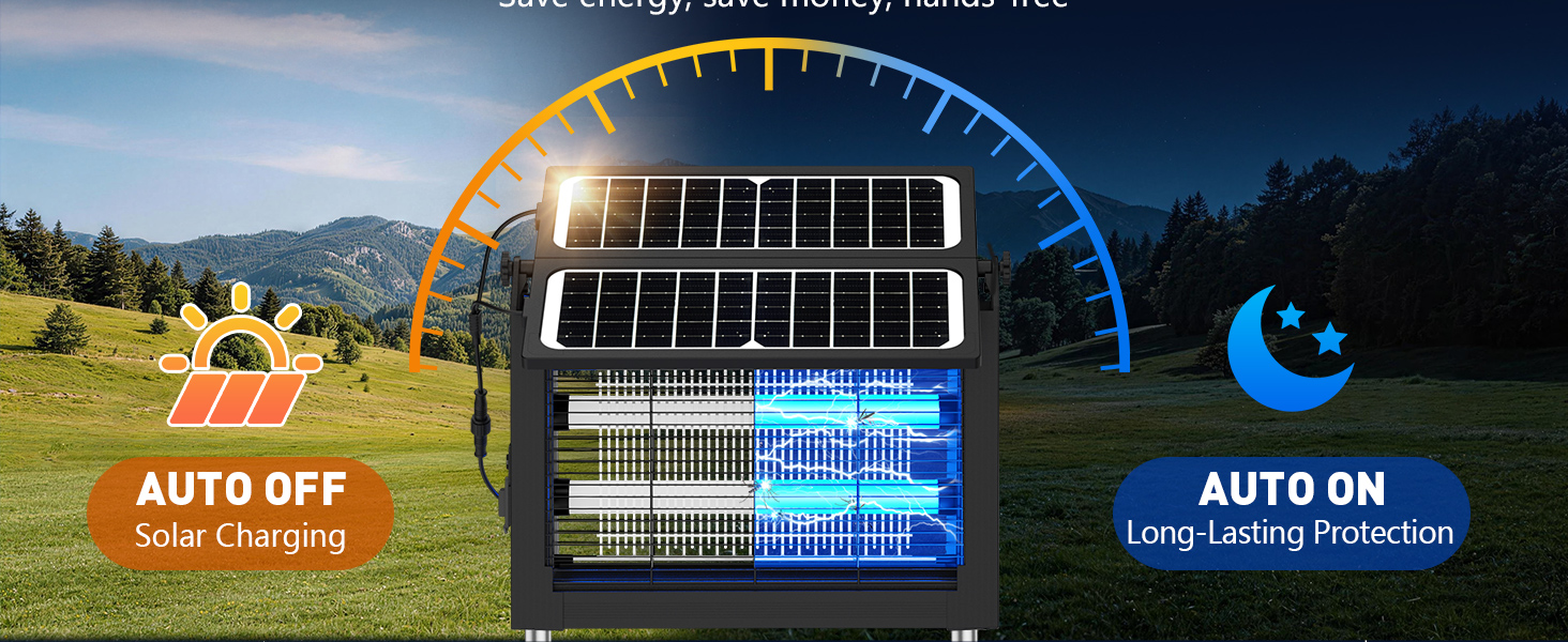solar mosquito zapper outdoor