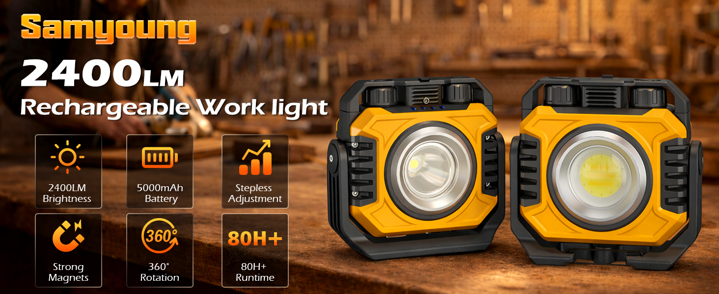 Rechargeable work light