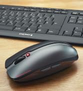 CHERRY Stream Desktop Recharge Keyboard and Mouse Wireless Combo (Black)