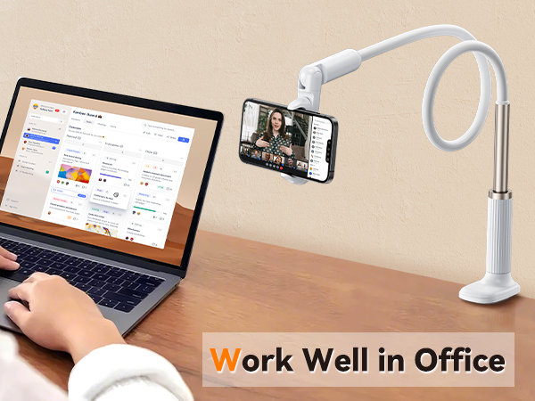 Multi-Scenario applicable phone stand helps you work well in office