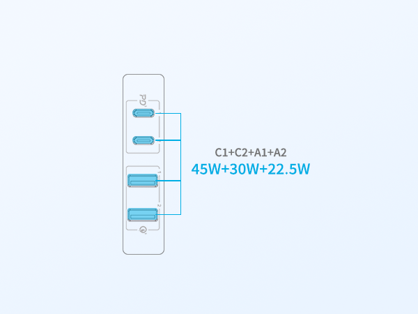 MOMAX USB C Charging Station