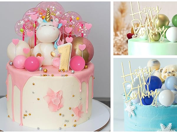 ball cake topper
