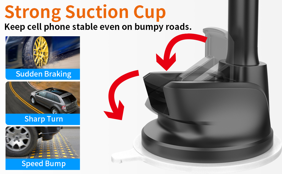 suction cup phone mount