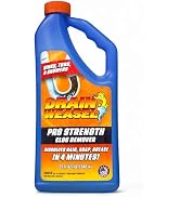 Drain Weasel Pro Strength Liquid Clog Remover, Declogger Cleaner Gel | Hair and Grime Removal for...