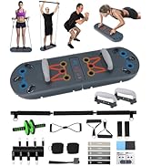 Hikeen Home Workout Equipment to Help Achieve Fitness Goals, 27-in-1 Portable Gym Exercise Equipm...