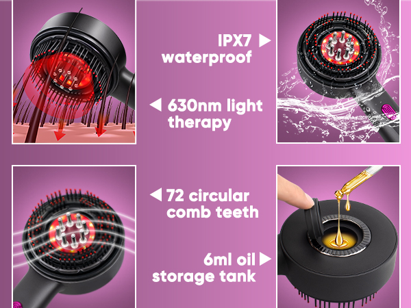 hair oil massager