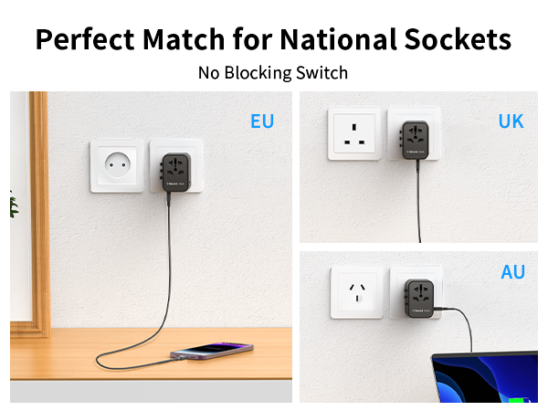 MOMAX International Plug Adapter