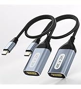 Closs USB C to HDMI Adapter, Thunderbolt to HDMI Adapter 4K Cable, USB Type-C HUB for Laptop MacB...