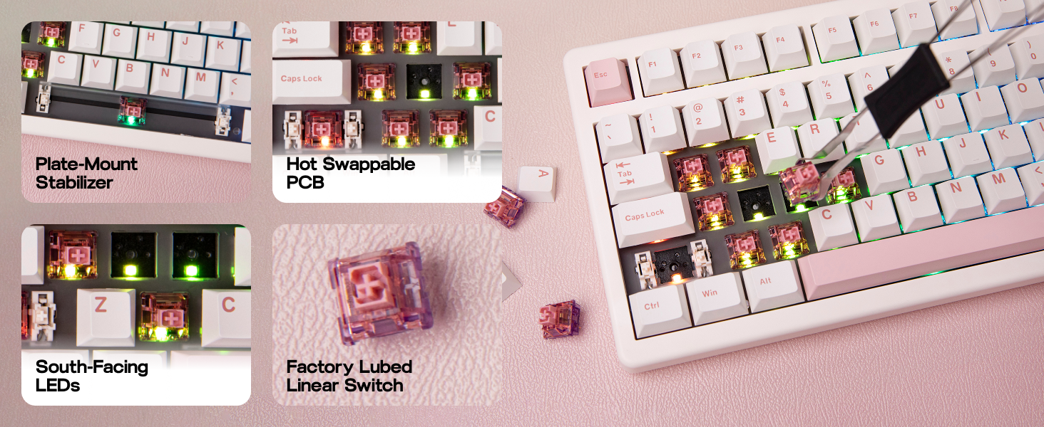 Programmable Wireless Gaming Keyboard