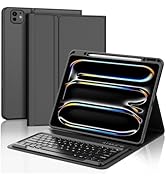 BORIYUAN Keyboard Case for New iPad Pro 13 Inch (M4) 2024, Detachable Wireless Bluetooth Keyboard...