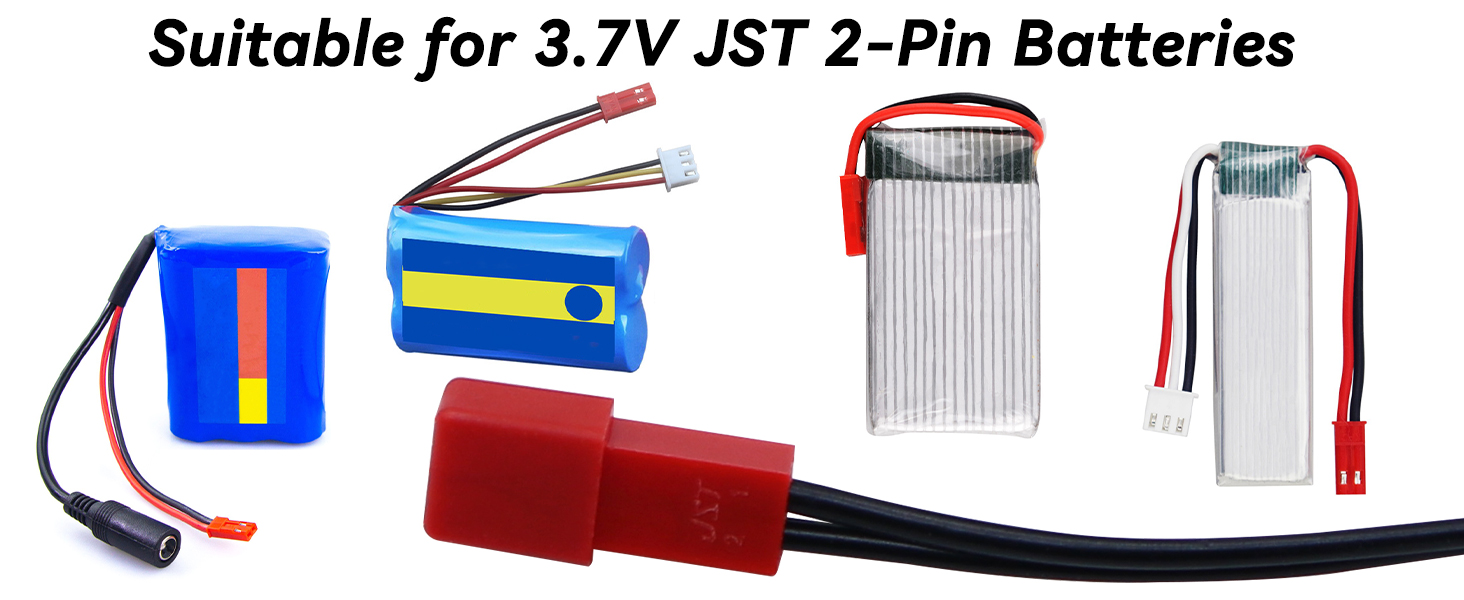 3.7V Lipo Battery Charger JST 2P Cable5