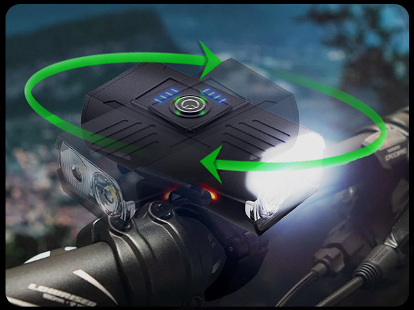 bike headlight and tail light set