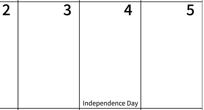 2026 calendar