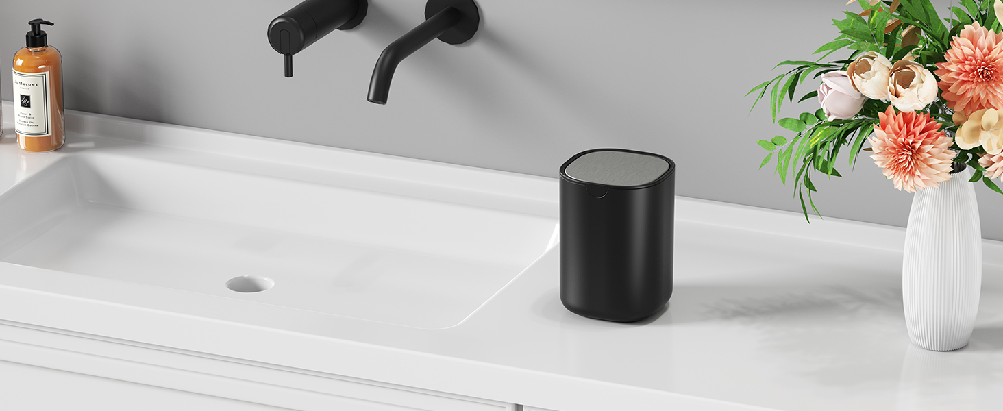 desk trash can for bathroom