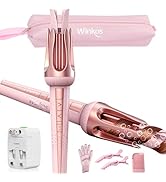 Winkos 2025 Automatic Curling Iron,1-1/4 inch Auto Curling Iron, Dual Voltage Auto Hair Curler 5 ...