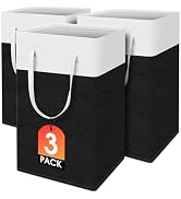 TasticTotes laundry basket 3-Pack, laundry hamper, Hamper with handles, collapsible laundry baske...