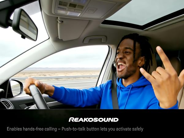 Car Audio with Push to Talk Button for Handsfree Callin