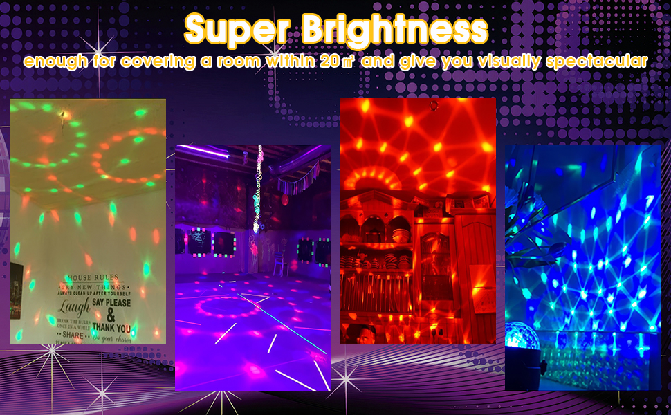 disco ball light super brightness