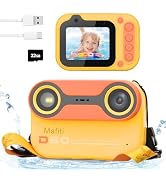 Mafiti Kids Waterproof Digital Camera Underwater Camera for Snorkeling and Diving 48MP 1080P HD D...