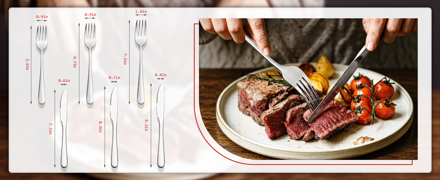 3 Size Options for Every Dining Need