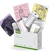 Nelko Genuine Self-Adhesive Thermal Printer Stickers, Compatible with PM230 Mini Sticker Printer,...