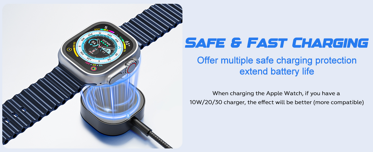magnetic apple watch charger fast charging