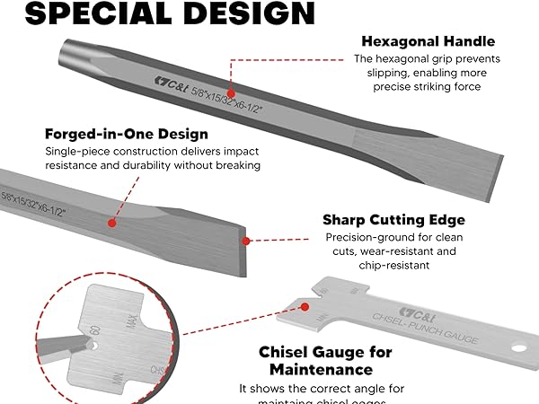 16Piece Punch and Chisel