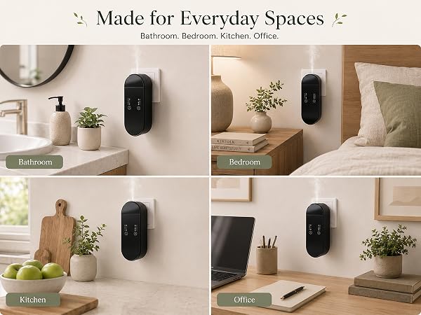 waterless essential oil diffuser plug in
