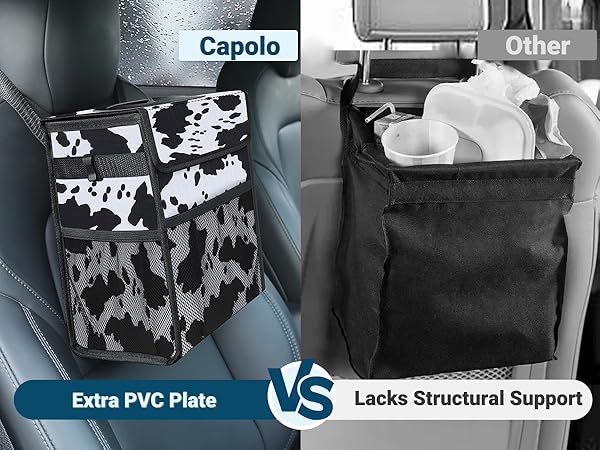 car trash can for back seat