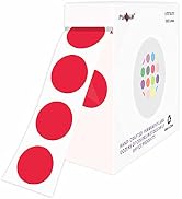 PARLAIM 0.75 inch Round Color Coding Circle Dot Labels in Roll, 1000 Stickers per Dispenser Box, ...