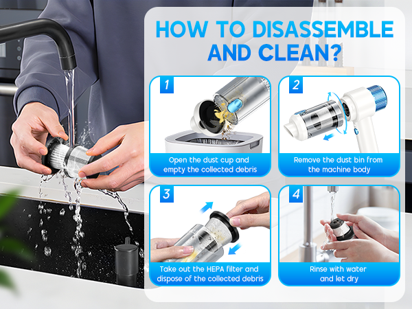 HOW TO DISASSEMBLE AND CLEAN?