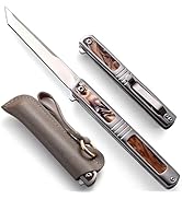 Pocket Knife for Men,Cool Folding Knife with 3.5" Stainless Steel Tanto Blade,EDC Folding Knives ...