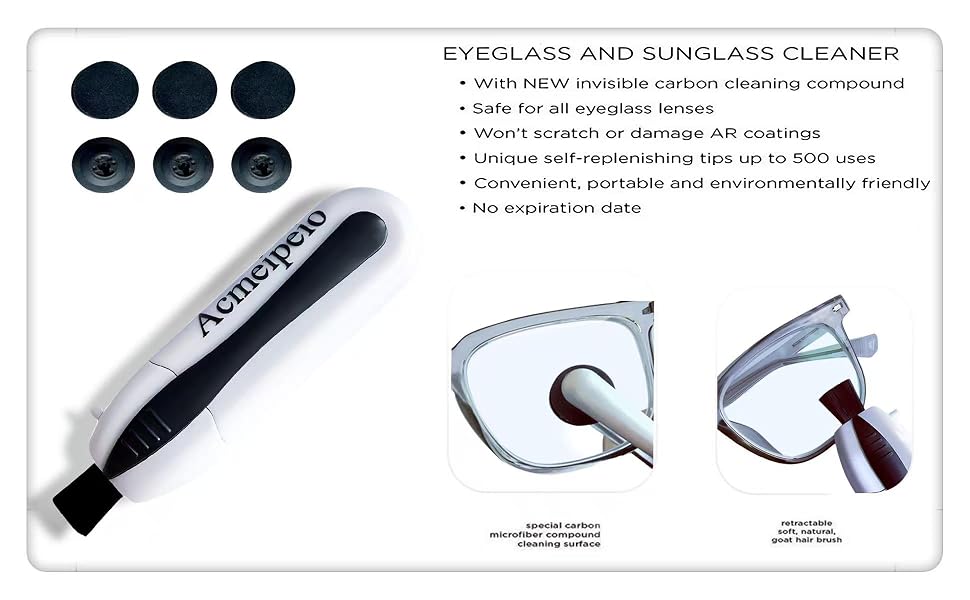 Portable Eyeglass Cleaner