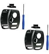 Cutting NOT Required - 2 Key Fob Keyless Entry Remote Shell Case &amp; Pad fits Honda Accord / Civic ...