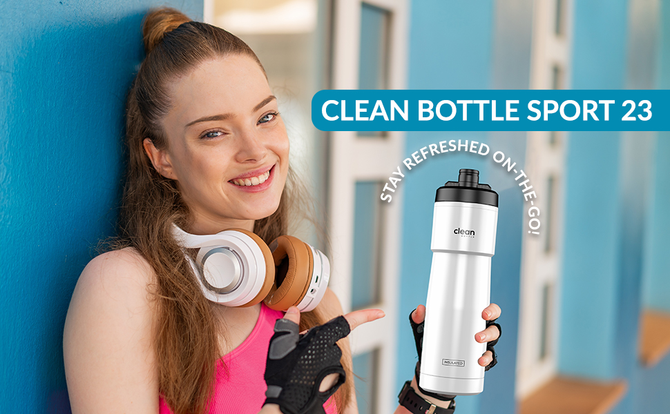 Premium Insulated Water Bottles: insulated water bottle,23 oz,thermos water bottle,spill proof