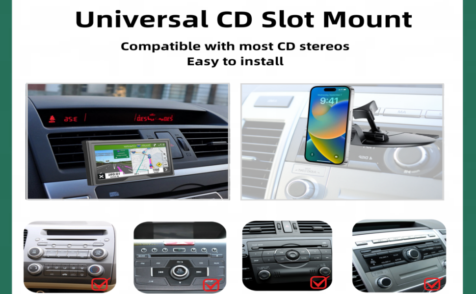 cd slot mount