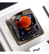 Aesthetic Mars Planet Artisan Keycap - R1 SA Profile Solar System Planets Keycaps 1U ESC Galaxy -...