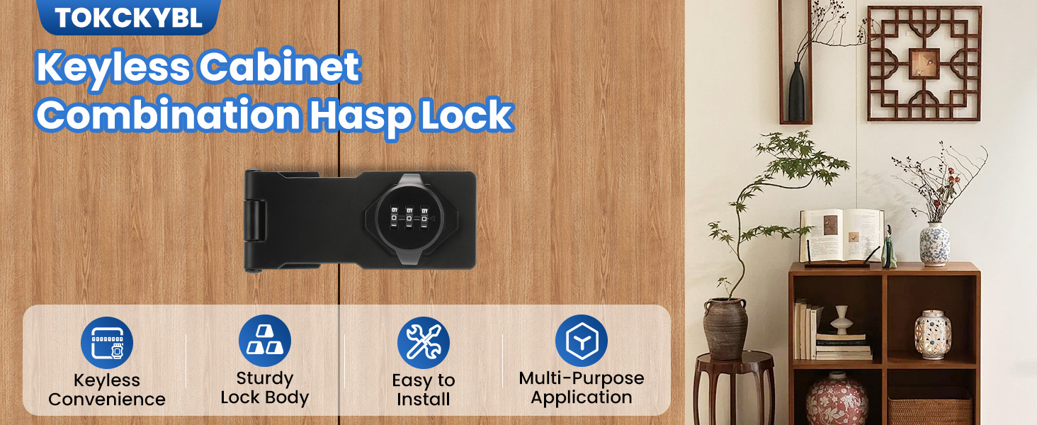 Combination Hasp lock