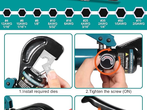 hydraulic crimping tool