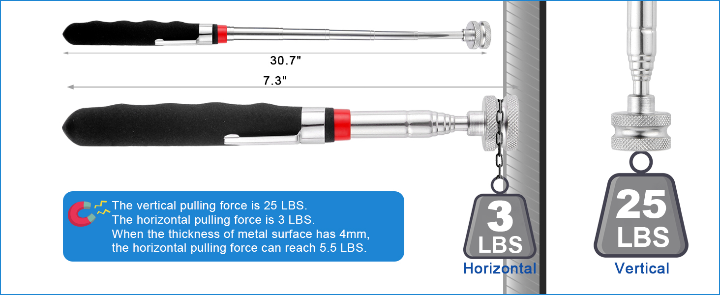 telescoping magnetic pickup tool