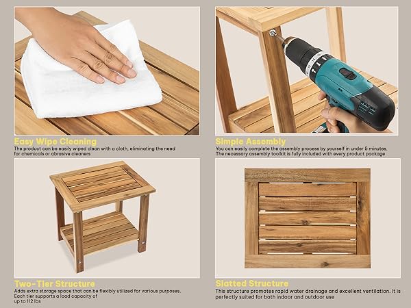 Wooden Side Table