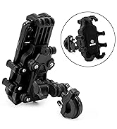 EMERK Motorcycle Phone Holder with Vibration Dampener, Anti-Shake Motorcycle Phone Mount, Adjusta...