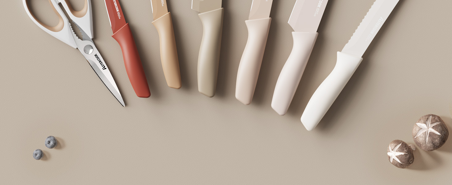 13Pcs kitchen knife set