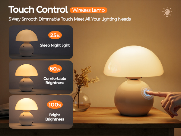 mushroom table lamp