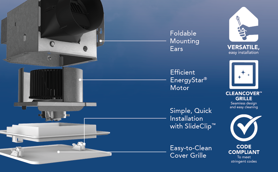 bathroom fans, exhaust fan, ventilation fan, bathroom, energy star