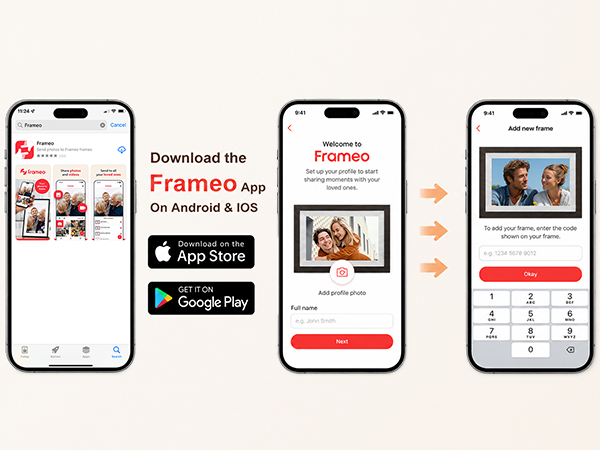 Download "Frameo" App