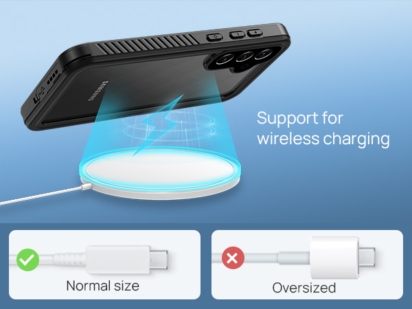 Compatible with wireless charging