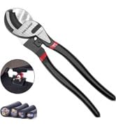 Tooleague 10 Inches Cable Cutter,Heavy Duty Cable Cutting, High Leverage Cutter For Aluminum, Cop...