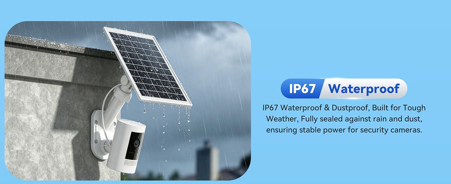 solar panels for ring camera